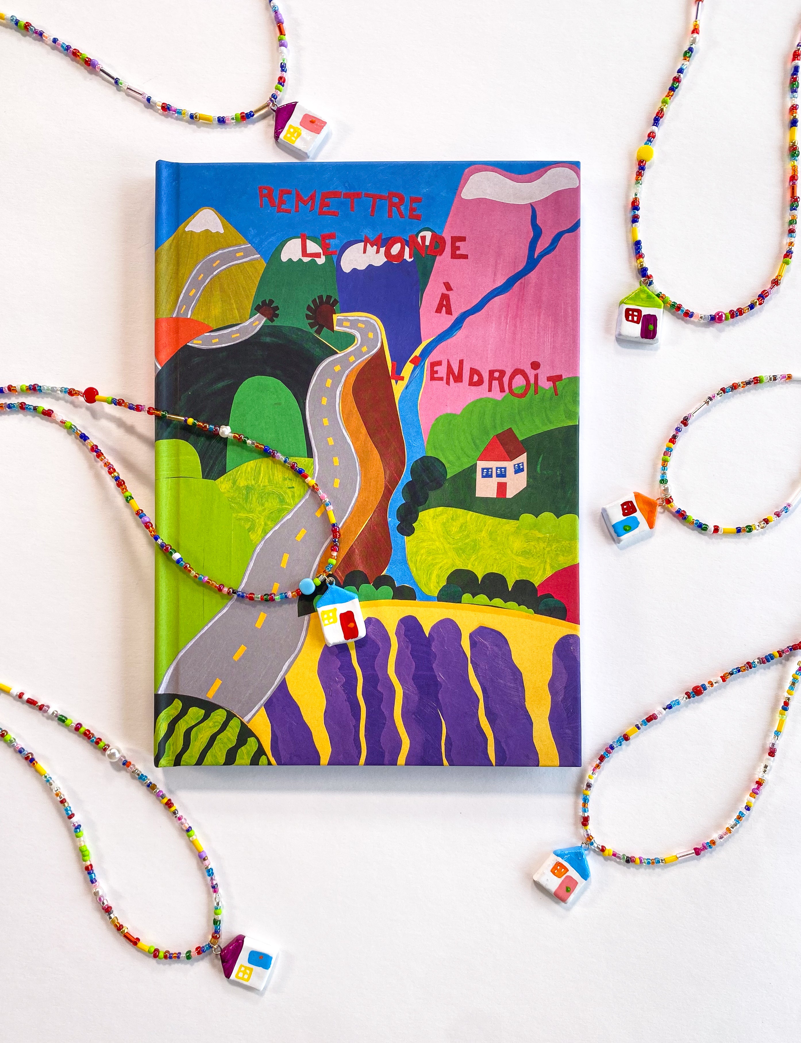 Pack - Carnet + collier maison