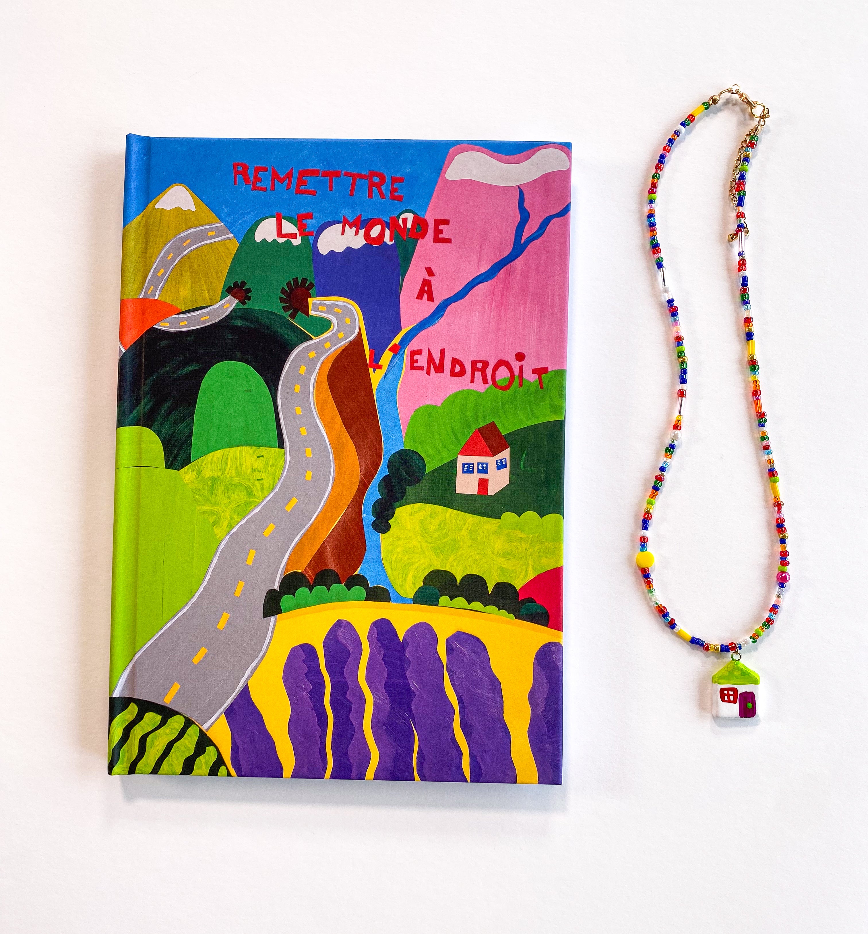Pack - Carnet + collier maison